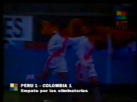 2-6-1996 (Eliminatorias) Peru:1 vs Colombia:1 (J. Reinoso-V. H. Aristizabal)