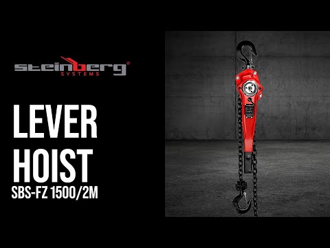 video - Lever Hoist - 1,500 kg - 2 m
