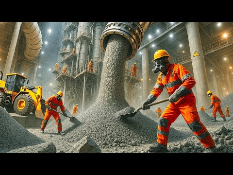 JAK se VYRÁBÍ CEMENT ve FABRIKÁCH 🏭 | PROCES VÝROBY