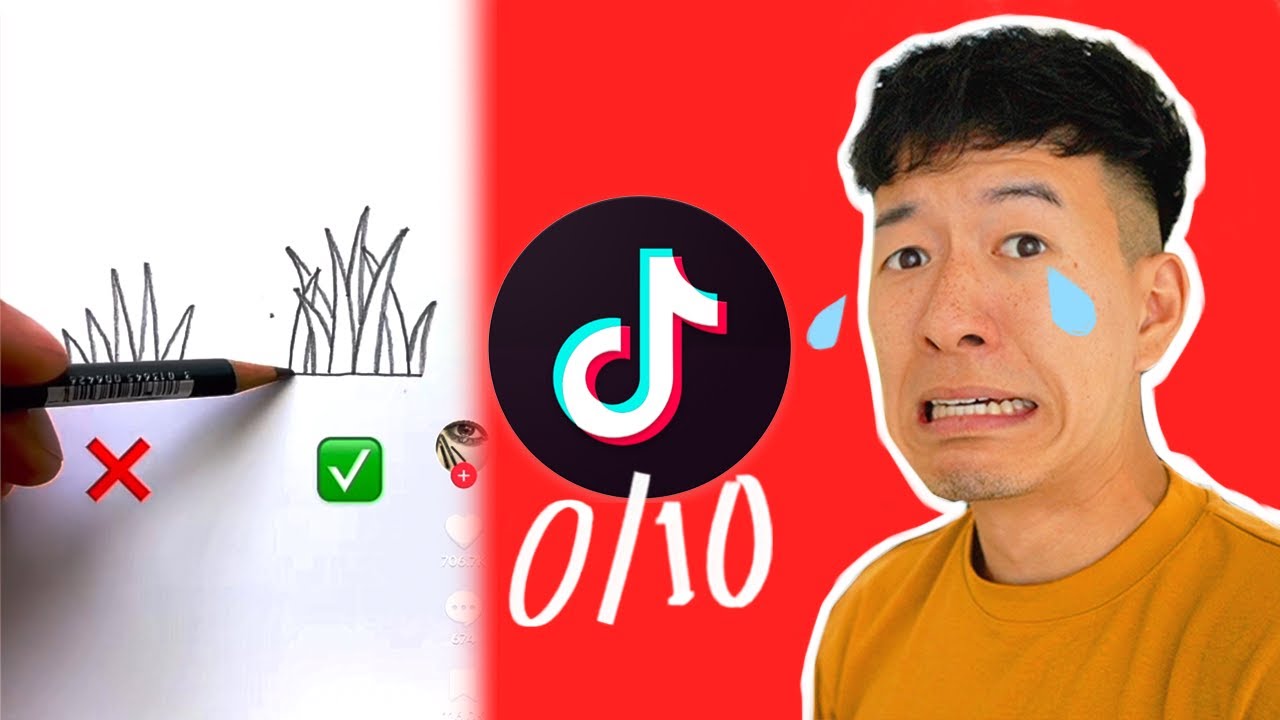 RATING TIKTOK ART TIPS AND LOSING MY SANITY