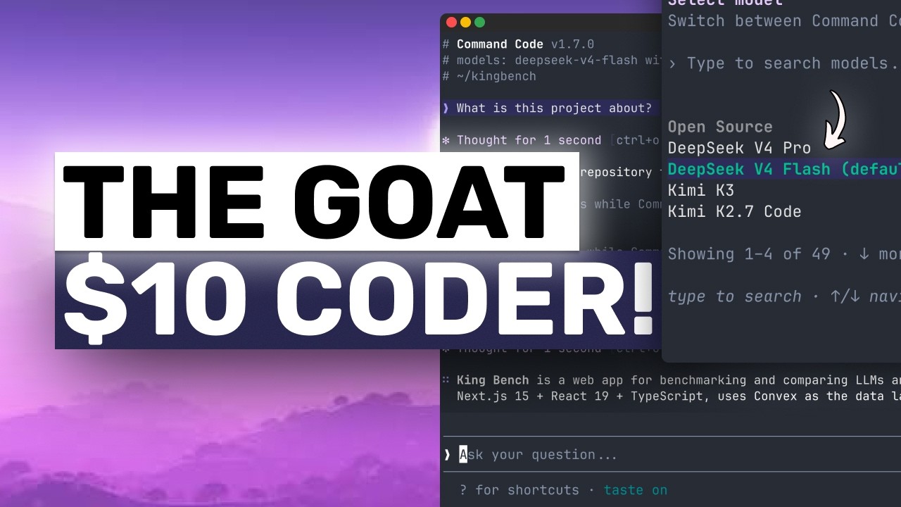 $10 GOAT Coder (Tested!): This is THE BEST VALUE CODER RIGHT NOW!?