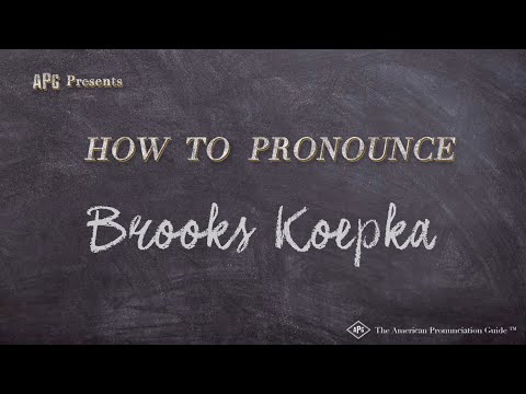How to Pronounce Brooks Koepka (Real Life Examples!)