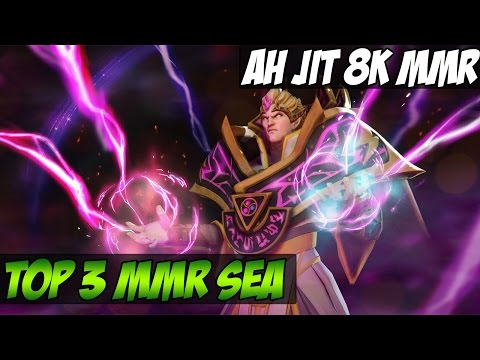 TOP 3 MMR SEA Ah JIt Plays Invoker - Dota 2