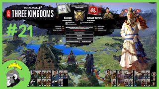 Vassalando Meng Huo e MEGA BATALHA !! : Total War Three Kingdoms Shi Xie | Gameplay PT-BR Parte 21