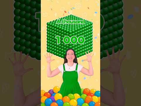 Count to 1000 in English 🇬🇧 #learning #kids #beginner #numbers #figures #math #preschool