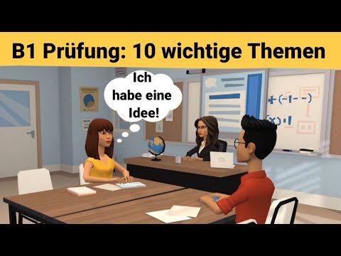 Mündliche Prüfung deutsch B1 | Gemeinsam etwas planen/Dialog | 10 wichtige Themen | sprechen Teil 3