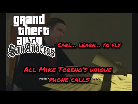 GTA San Andreas - All Mike Toreno's Unique Phone Calls