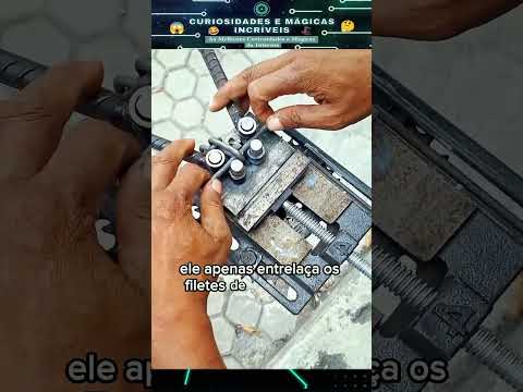 ✅ MÁQUINA DE FAZER CORRENTES COM A MÃO | Olha que Máquina Incrível | Curiosidades Incríveis #shorts