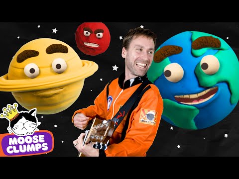 🌎 Planets Song | Learn the Solar System with Mooseclumps | Educational Songs for Kids