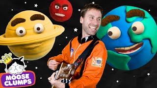 🌎 Planets Song | Learn the Solar System with Mooseclumps | Educational Songs for Kids