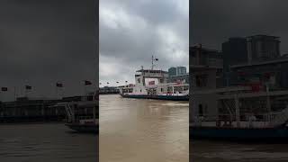 Ferry port In Phnom Penh Cambodia #shorts