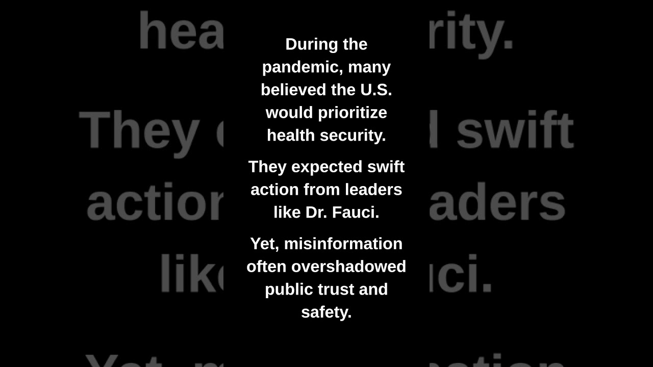 During the pandemic, many believed the U.S. would prioritize health security.