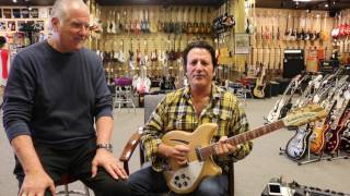 Frank Stallone buys a Rickenbacker 360 Mapleglo here at Norman's Rare Guitars