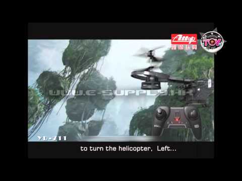 2.4Ghz 4-ch License AVATAR Scorpion Gunship AT-99 Helicopter YD-711 by E-SUPPLY