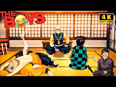 Demon Slayer Funny Moments 🤣| Tengen Tanjiro Zenitsu Inosuke Funny Moments | #demonslayer #anime