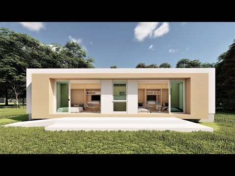 A tiny , luxurius but never too small 45ft' container home