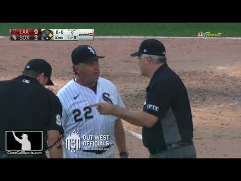 Ejections 171-172 - Bill Welke ejects White Sox P Mike Wright, Tony La Russa After Shohei Ohtani HBP