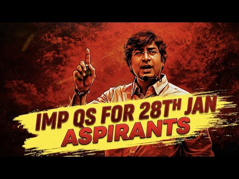 IMPORTANT QUESTIONS for 28 JAN JEE MAIN 2026 | GB Sir