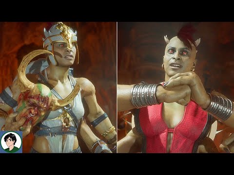 Mortal Kombat 11 - Sheeva Vs Sheeva (Mirror Match) - All Intros Dialogues