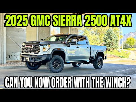 2025 GMC Sierra 2500 AT4X AEV Now Come With The Winch???