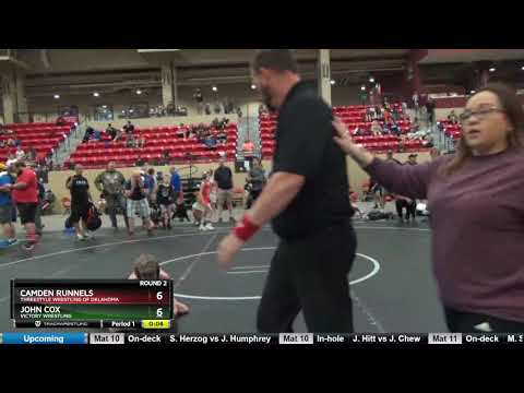 12U Boys 63 Camden Runnels Threestyle Wrestling Of Oklahoma Vs John Cox Victory Wrestling