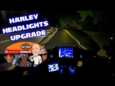 Harley Road Glide Baja Designs LP6 Headlights Install and Review - What A Difference!