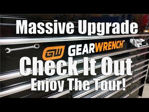 HUGE UPGRADE GearWrench 72" Extreme Tools Series Cabinet GW722521RCBKC and Chest GW722512CHBKC
