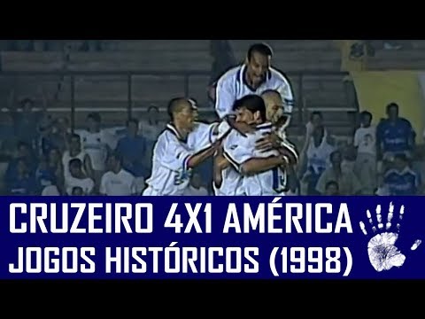 CRUZEIRO 4X1 AMÉRICA-MG (1998) - JOGOS HISTÓRICOS