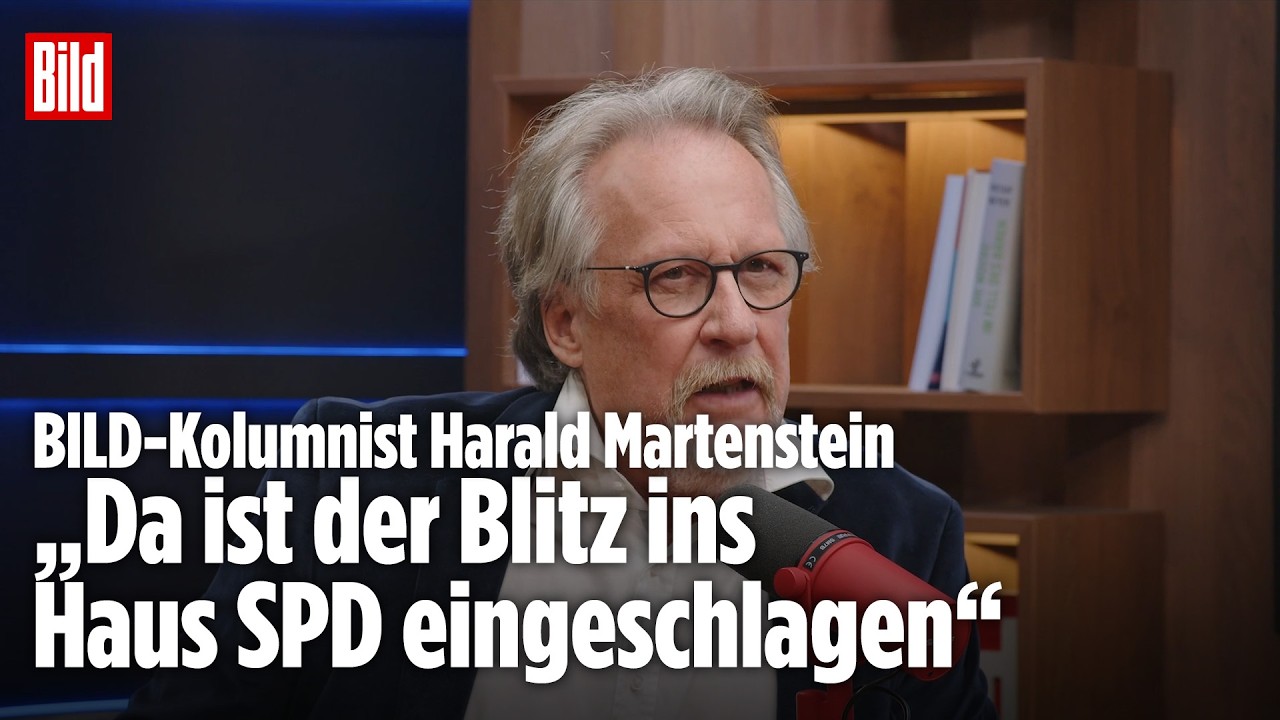 Analyse von BILD-Kolumnist Harald Martenstein: „Da ist der Blitz ins Haus SPD eingeschlagen“