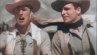 The Thundering Herd (1933) Buster Crabbe \u0026 Randolph Scott | Western Movie (Colorized)