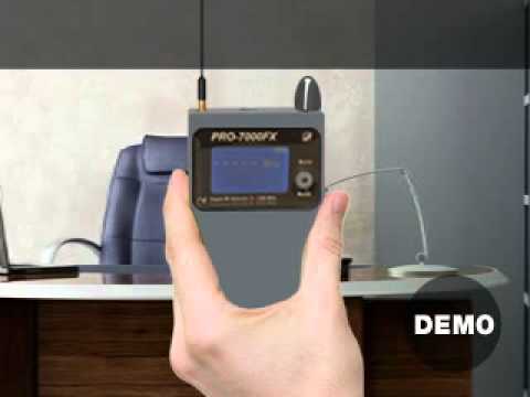 Hand-held 7.2GHz RF Detector / Bug Detector