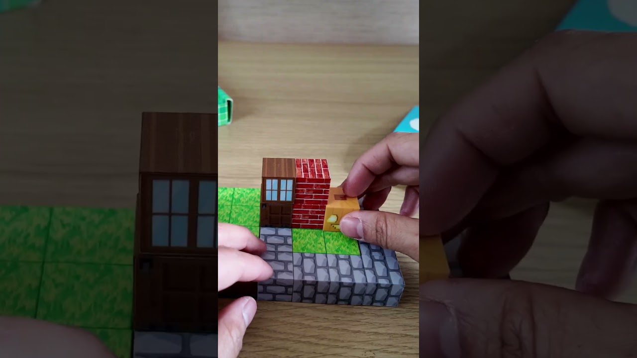 MineCraft magnet cubes 2 #asmr #unboxing #satisfy