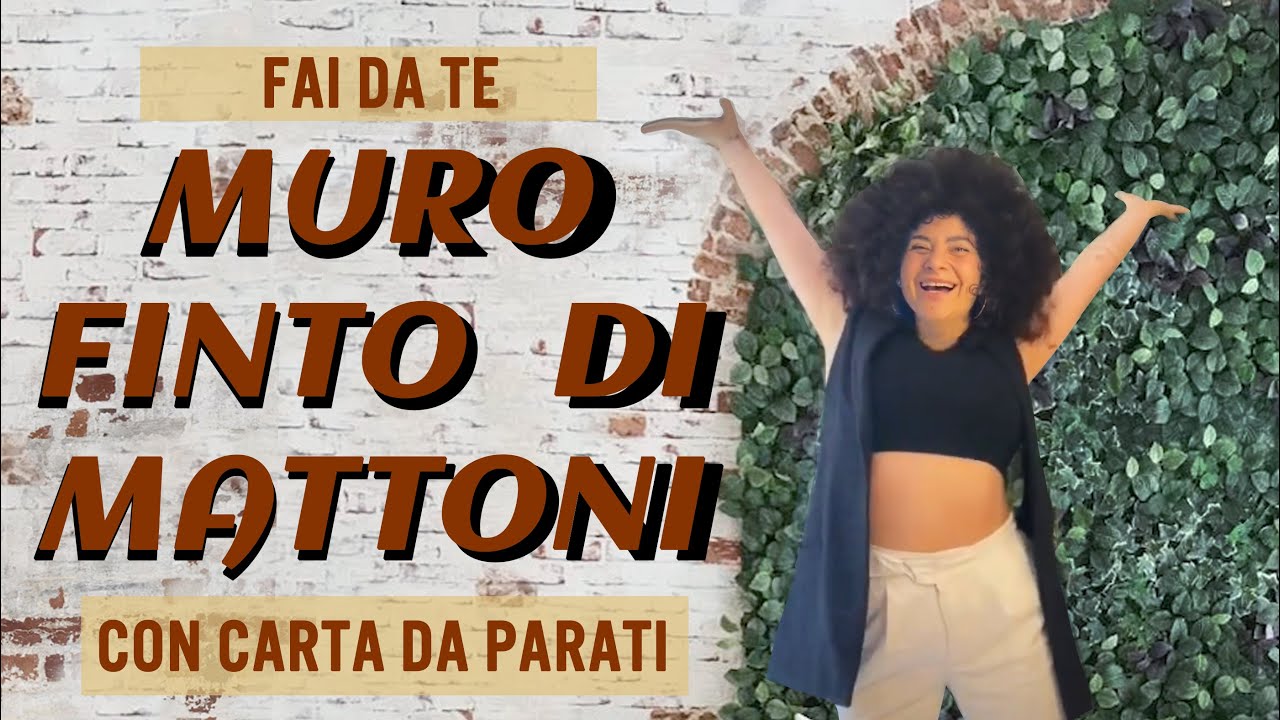 Muro Finto di Mattoni Fai Da Te - economico, realistico e con 2 trucchi da maestro (tutotial intero)