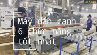 Máy dán cạnh 6 chức năng cao cấp nhất của Holztek Pro-610AH.