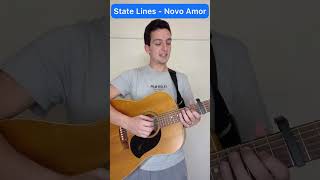 How to play State Lines - Novo Amor on Guitar (Tutorial)