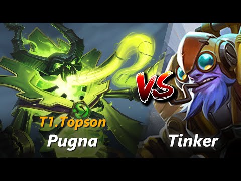 Topson mid Pugna vs Tinker | First 10 minutes