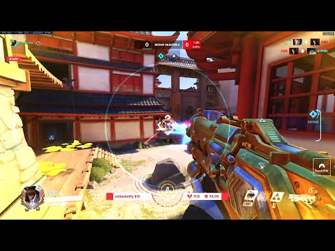 Gale Top 201 Soldier 76 gameplay - 31 elims! [ Overwatch Season 28 Top 500 ]