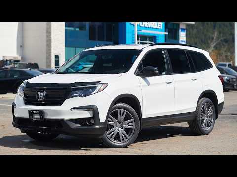 2022 Honda Pilot Sport AWD in White for sale at Salmon Arm Chevrolet Buick GMC in Salmon Arm, BC