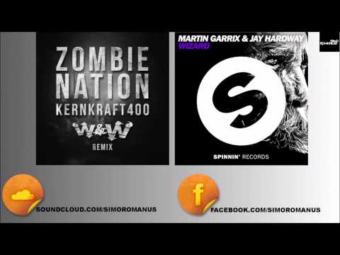 Zombie Nation ,W&W Vs Martin Garrix & Jay Hardway - Kernkraft 400 Wizard (Simo Romanus Mashup)
