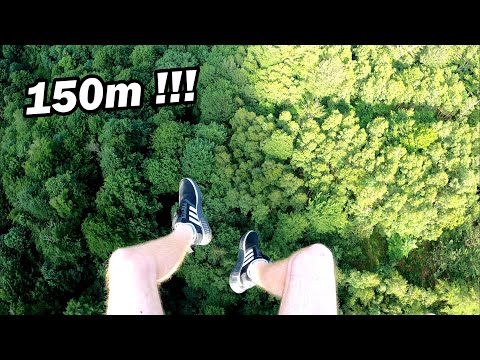 Visím v 150m výšce ! (NEJVĚTŠÍ ZIPLINE v ČR/SR)