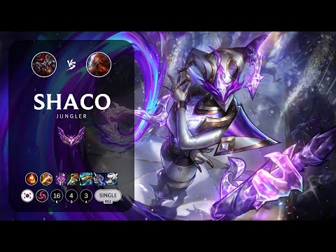 Shaco Jungle vs Gragas - KR Master Patch 13.22