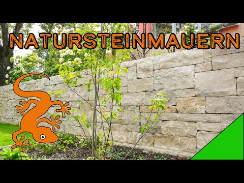 Natursteinmauern und vermörtelte Trockenmauersteine als Gartenmauer. Tipps vor dem Kauf!