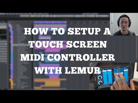 How To Setup A Touch Screen MIDI Controller with Lemur (Ipad or Tablet)