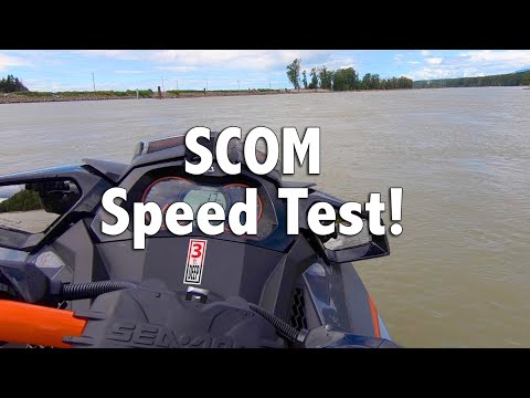 Speed Control Override Module (SCOM) Speed Test On A Personal Watercraft Jet Ski
