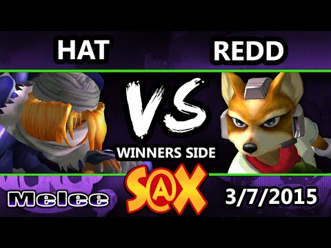 S@X Monthly - Hat (Sheik) vs. VGBC | Redd (Fox) SSBM Winners Bracket - Melee