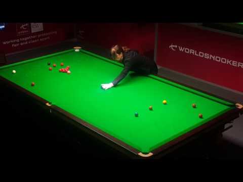 Corey Deuel playing snooker - 15 break, 2017 Q School