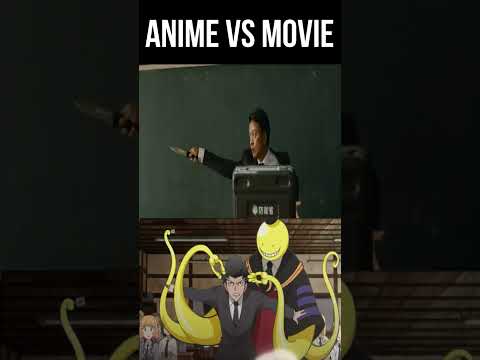 Anime vs Movie Assassination Classroom