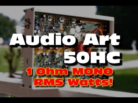 Audio Art 50HC 1 Ohm Mono Tested RMS Power