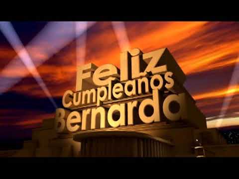 feliz cumpleaños Bernarda