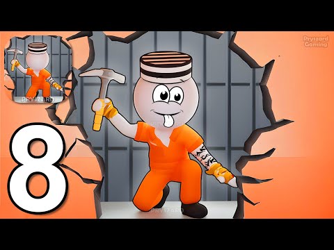Prison Breakout - Gameplay Walkthrough Part 8 Stickman Prison Life Jail Escape (iOS, Android)